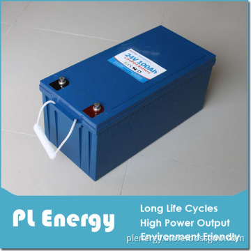 Deep Cycle 24V LiFePO4 Battery 100ah